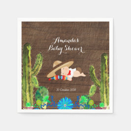 Fiesta Boy Muchachito Papprare Party Napkins Pappersservett