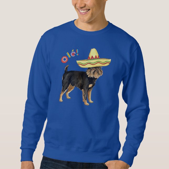 Fiesta Brussels Griffon Sweatshirt (Framsida)