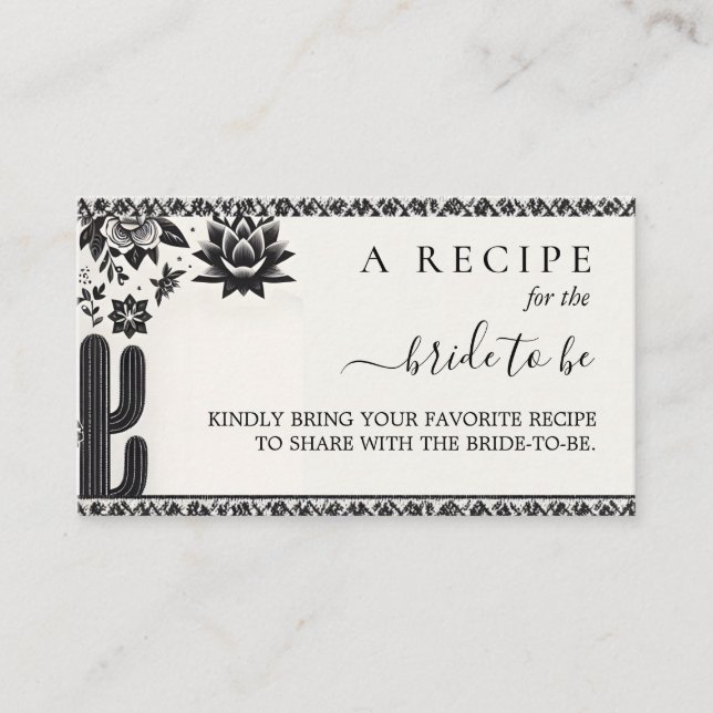 Fiesta Cactus Kärlek i Bloom Möhippa Enclosur Tilläggskort (Framsida)