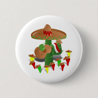 Fiesta Cactus med Guitar & Dancing Peppers Knapp