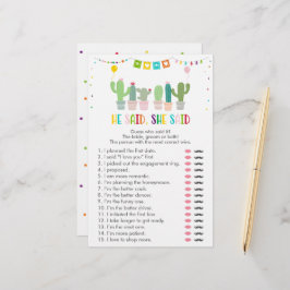 Fiesta Cactus Succuls sa att hon sa att spel