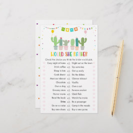 Fiesta Cactus Succuls, skulle hon hellre spela