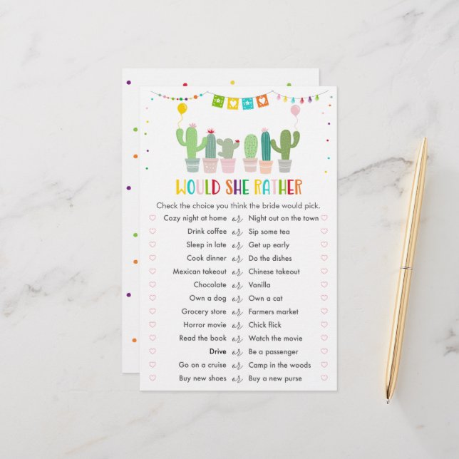 Fiesta Cactus Succuls, skulle hon hellre spela (Fram/Back In Situ)