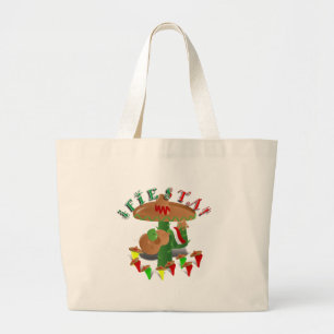 Fiesta Cactus w/Sombrero & Guitar Jumbo Tygkasse