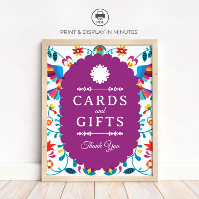 Fiesta Cards and Gifts Bridal Shower Sign Poster (Skapare uppladdad)
