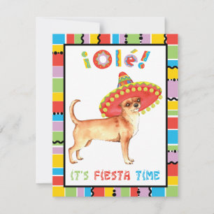 Fiesta Chihuahua Inbjudningar