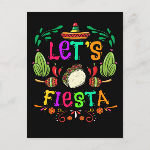 Fiesta Cinco de Mayo Firande Mexican Taco Vykort