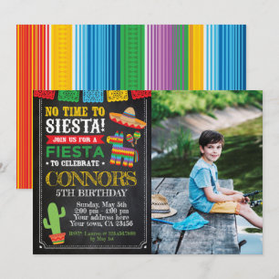 Fiesta Cinco de mayo födelsedag Inbjudningar