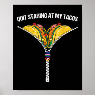 Fiesta Cinco De Mayo Funny Mexican avstår från Poster