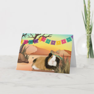 Fiesta Cinco De Mayo Guinea Gris Greeting Card Kort