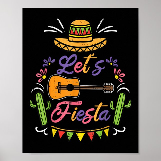 Fiesta Cinco De Mayo Mexican Party Manar Women Poster (Framsidan)