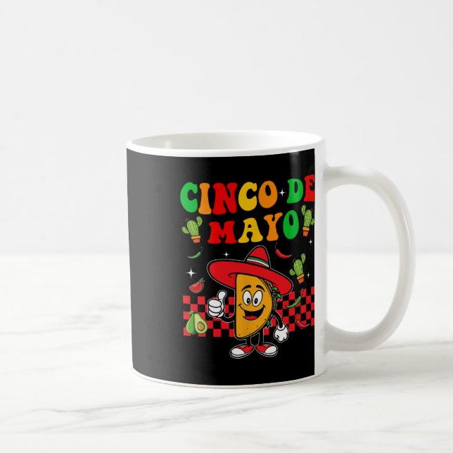 Fiesta Cinco De Mayo Party Mexican Kaffemugg (Höger)