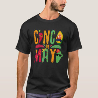 Fiesta Cinco De Mayo Sombrero Mexican Camisa 5 De T Shirt