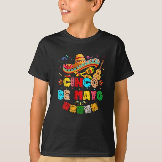 Fiesta Cinco de Mayo T Shirt (Framsida)