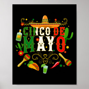 Fiesta Cinco De Mayo T Shirts Manar Women Taco Poster