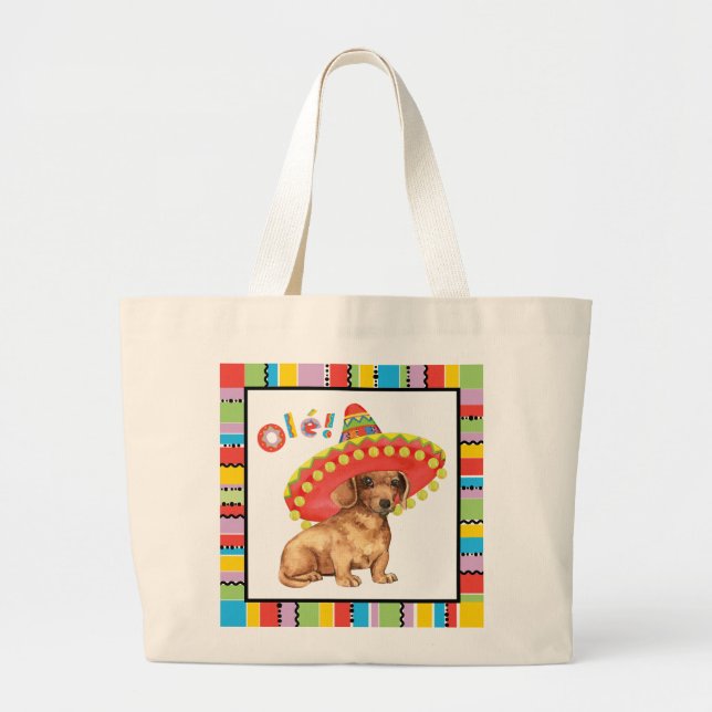 Fiesta Dachshund Jumbo Tygkasse (Framsidan)