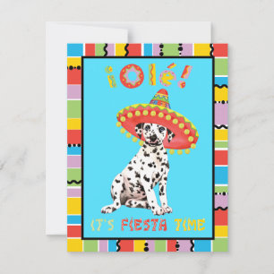 Fiesta Dalmatian Inbjudningar