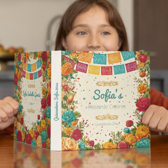 Fiesta de Colores Quinceanera, tradition Gästböcker (Skapare uppladdad)