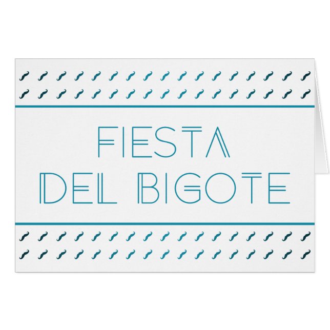 Fiesta Del Bigote OBS Kort (Framsidan Horizontal)