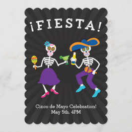 Fiesta Döskallars-partiinbjudan Inbjudningar