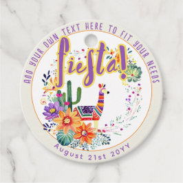 FIESTA Dramadlama Folkart Blommor Anpassad Gåvor Etiketter