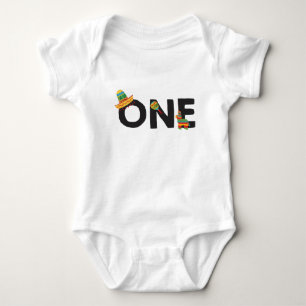 Fiesta First Birthday Outfit T Shirt