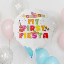 Fiesta First Födelsedagsfest Balloon Girl