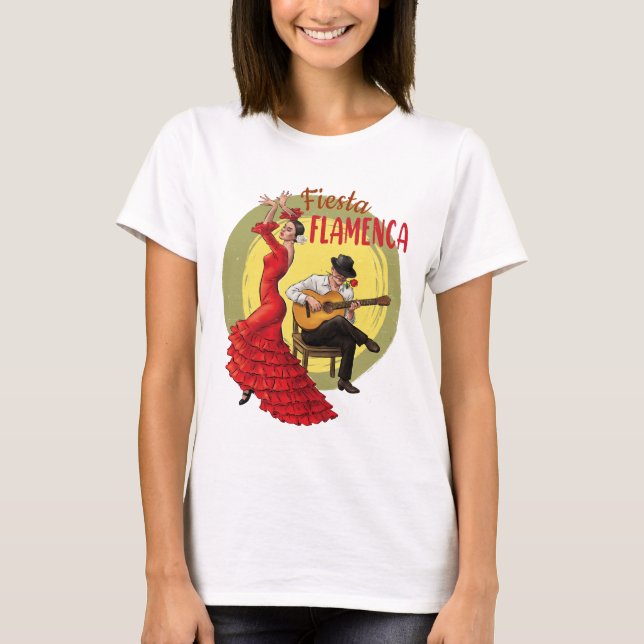 Fiesta Flamenca T Shirt (Framsida)