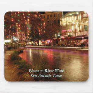 Fiesta~-floden går San Antonio Texas Musmatta