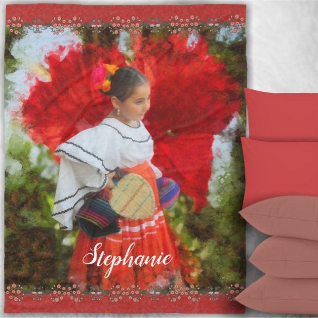 Fiesta Flower 2555 Fleecefilt (Skapare uppladdad)