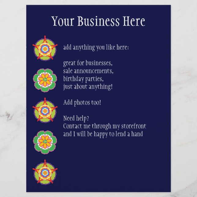 Fiesta Flyer (Framsidan)