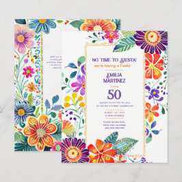 FIESTA Födelsedag  Folkart Blommor 21:a 25:e 30:e