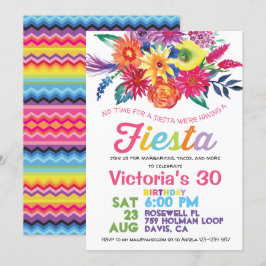 Fiesta Födelsedagsfest inbjudan