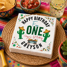 Fiesta Först | 1-årsfest Pappersservett