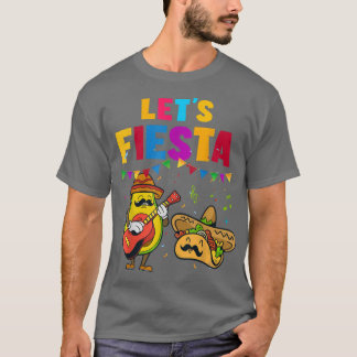 Fiesta Funny Avocado Taco Cinco De Mayo Meica T Shirt