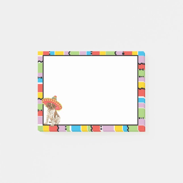 Fiesta German Shorthar Pointer Post-it Block (Framsida)
