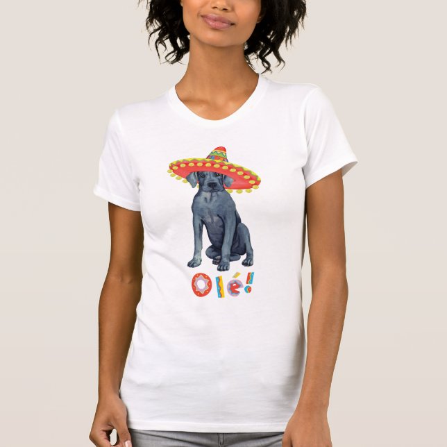Fiesta Great dane T Shirt (Framsida)