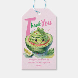 Fiesta Guacamole Flicka Shower Cute Favors Gift Presentetikett
