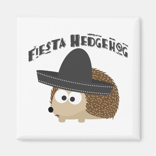 Fiesta Hedgehog Magnet (Framsidan)