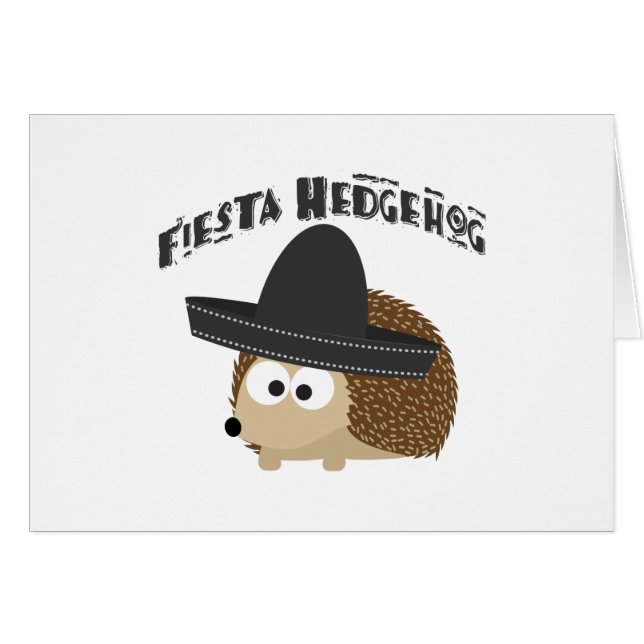 Fiesta Hedgehog OBS Kort (Framsidan Horizontal)