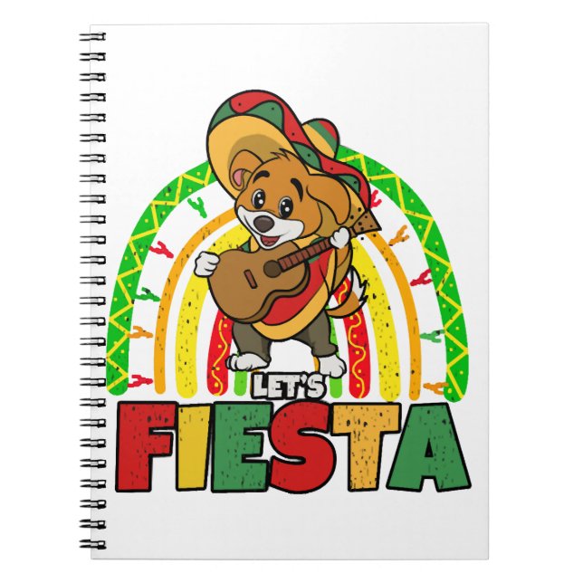 Fiesta Hund Anteckningsbok (Framsidan)