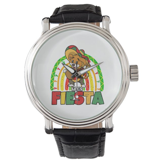 Fiesta Hund Armbandsur (Framsida)