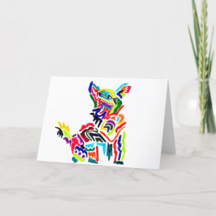 Fiesta Hund Card Tack Kort