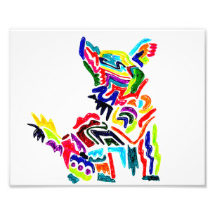 Fiesta Hund Skriv ut Fototryck