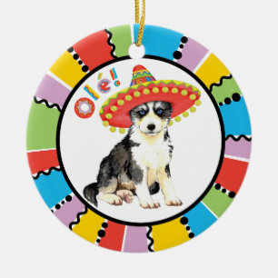 Fiesta Husky Julgransprydnad Keramik