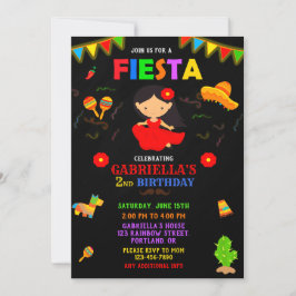 Fiesta inbjuds till inbjudan till Fiesta-födelseda