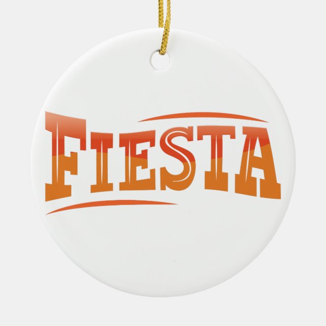Fiesta Julgransprydnad Keramik (Framsidan)