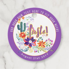 FIESTA Kaktus Folkart Blommor Anpassad Gåvor Etiketter