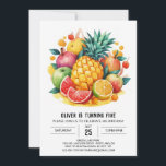 Fiesta Kids Editable Fruits Birthday Inbjudningar<br><div class="desc">Få redo för ett Fiesta Kids Editable Fruits Birthday-firande! Denna inbjudan är skapad med barn i åtanke och utlovar en äventyr fylld med roligt, skratt och frukternas söta smaker. Helt redigerbart, gör att du kan anpassa alla detaljer till perfektion och se till att evenemanget är lika unikt som din lilla....</div>