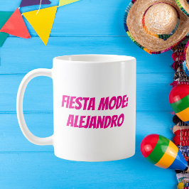 Fiesta-läge Personlig Cinco de Mayo Kaffemugg